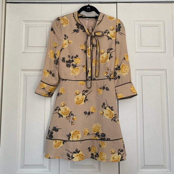 JOA Vintage Floral mini dress - Picture 1 of 6